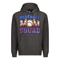 Smoke baseball mom squad Premium Hoodie - texasbilliewilder