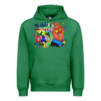 Emerald my child is non verbal but his dad aint afro hand Urban Hoodie - RanaPortraitStore