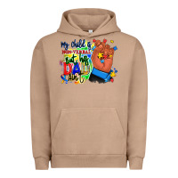 Pigment Burro my child is non verbal but his dad aint afro hand Urban Hoodie - RanaPortraitStore