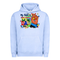 Pigment Grape Ice my child is non verbal but his dad aint afro hand Urban Hoodie - RanaPortraitStore