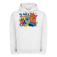 Pigment Lunar Rock my child is non verbal but his dad aint afro hand Urban Hoodie - RanaPortraitStore