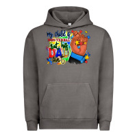 Pigment Tornado my child is non verbal but his dad aint afro hand Urban Hoodie - RanaPortraitStore