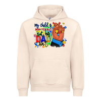 Sandshell my child is non verbal but his dad aint afro hand Urban Hoodie - RanaPortraitStore