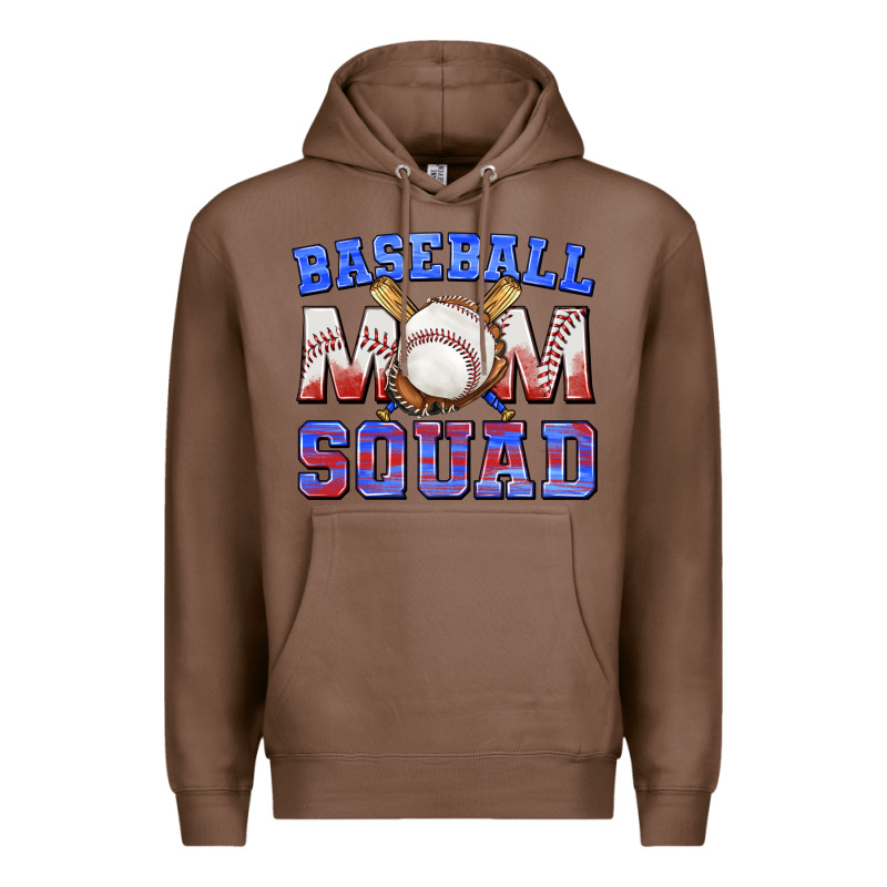 Baseball Mom Squad Premium Hoodie by texasbilliewilder | Teevron