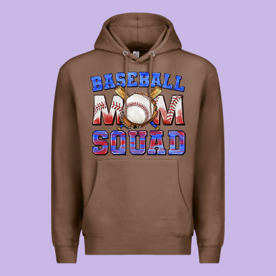 Baseball Mom Squad Premium Hoodie Designed By Texasbilliewilder