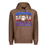 Chestnut baseball mom squad Premium Hoodie - texasbilliewilder