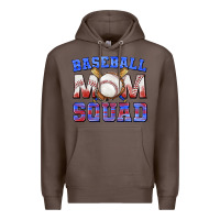 Coffee baseball mom squad Premium Hoodie - texasbilliewilder