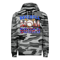 Slate Camo baseball mom squad Premium Hoodie - texasbilliewilder