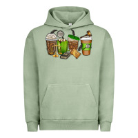Pigment Oil Green lawyer coffee cups Urban Hoodie - texasbilliewilder