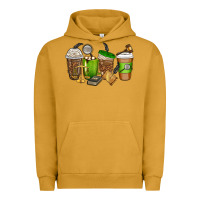 Pigment Peanut Butter lawyer coffee cups Urban Hoodie - texasbilliewilder