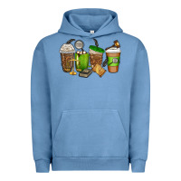 Pigment Pebble Blue lawyer coffee cups Urban Hoodie - texasbilliewilder