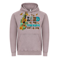 Vintage Zinc the lord is my strength and my song guitar with su Vintage Hoodie - AdoDesignShop