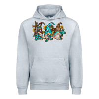 Heather Grey western cross gnomes Urban Hoodie - Zillion Design Studio