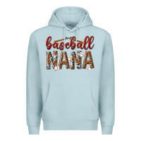 Blue Mist baseball nana with leopard Premium Hoodie - texasbilliewilder