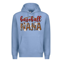Colony Blue baseball nana with leopard Premium Hoodie - texasbilliewilder