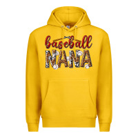 Lemon baseball nana with leopard Premium Hoodie - texasbilliewilder
