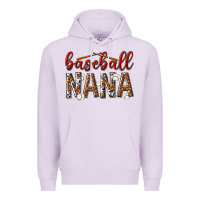 Lilac baseball nana with leopard Premium Hoodie - texasbilliewilder