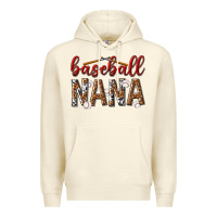 Sandshell baseball nana with leopard Premium Hoodie - texasbilliewilder