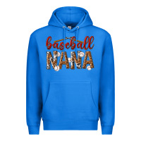 True Royal baseball nana with leopard Premium Hoodie - texasbilliewilder