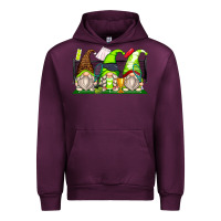 Mauve Wine tennis gnomes Urban Hoodie - Zillion Design Studio