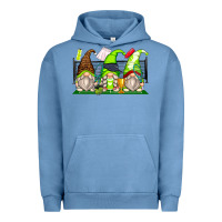 Pigment Pebble Blue tennis gnomes Urban Hoodie - Zillion Design Studio