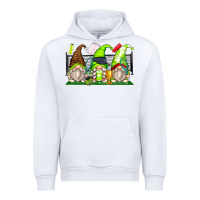 White tennis gnomes Urban Hoodie - Zillion Design Studio