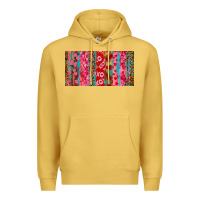 Antique Gold Love brushstrokes xoxo leopard and turquoise Premium Hoodie - RanaPortraitStore