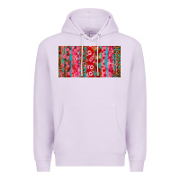 Lilac Love brushstrokes xoxo leopard and turquoise Premium Hoodie - RanaPortraitStore