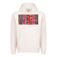 Pale Pink Love brushstrokes xoxo leopard and turquoise Premium Hoodie - RanaPortraitStore