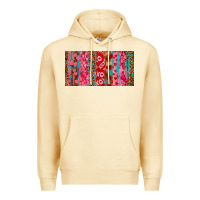 Pina Colada Love brushstrokes xoxo leopard and turquoise Premium Hoodie - RanaPortraitStore