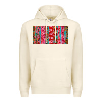 Tofu Love brushstrokes xoxo leopard and turquoise Premium Hoodie - RanaPortraitStore