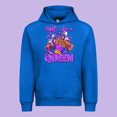 Urban Hoodie fight like a queen lupus awareness afro girl sneak