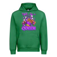 Emerald fight like a queen lupus awareness afro girl sneak Urban Hoodie - RanaPortraitStore