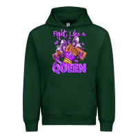 Forest Green fight like a queen lupus awareness afro girl sneak Urban Hoodie - RanaPortraitStore