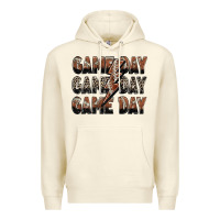 Sandshell game day game day football lightning bolt Premium Hoodie - Zillion Design Studio