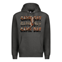 Charcoal Heather game day game day football lightning bolt Premium Hoodie - Zillion Design Studio