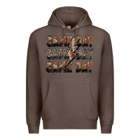Coffee game day game day football lightning bolt Premium Hoodie - Zillion Design Studio