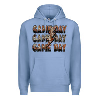 Colony Blue game day game day football lightning bolt Premium Hoodie - Zillion Design Studio