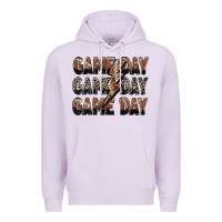 Lilac game day game day football lightning bolt Premium Hoodie - Zillion Design Studio