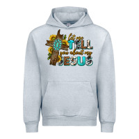 Heather Grey let me tell you about my jesus western Urban Hoodie - texasbilliewilder