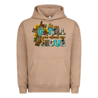 Pigment Burro let me tell you about my jesus western Urban Hoodie - texasbilliewilder