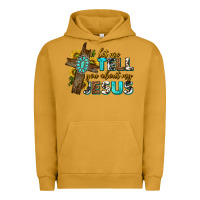 Pigment Peanut Butter let me tell you about my jesus western Urban Hoodie - texasbilliewilder