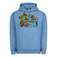 Pigment Pebble Blue let me tell you about my jesus western Urban Hoodie - texasbilliewilder