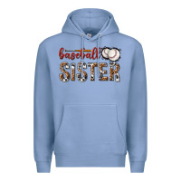 Colony Blue baseball sister with leopard Premium Hoodie - texasbilliewilder