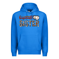 True Royal baseball sister with leopard Premium Hoodie - texasbilliewilder