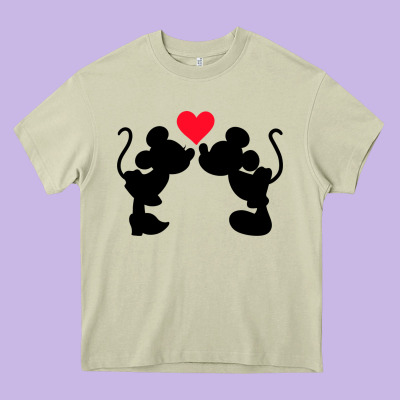 Minnie Mouse Heavy Core Tee Designed By Cowhidedigitalart