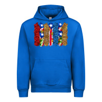 Cobalt puerto rico republic brushstrokes Urban Hoodie - RanaPortraitStore