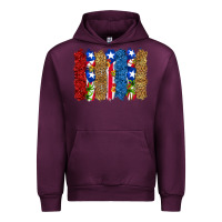 Mauve Wine puerto rico republic brushstrokes Urban Hoodie - RanaPortraitStore