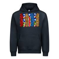 Navy puerto rico republic brushstrokes Urban Hoodie - RanaPortraitStore