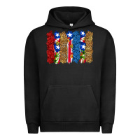 Pigment Black puerto rico republic brushstrokes Urban Hoodie - RanaPortraitStore